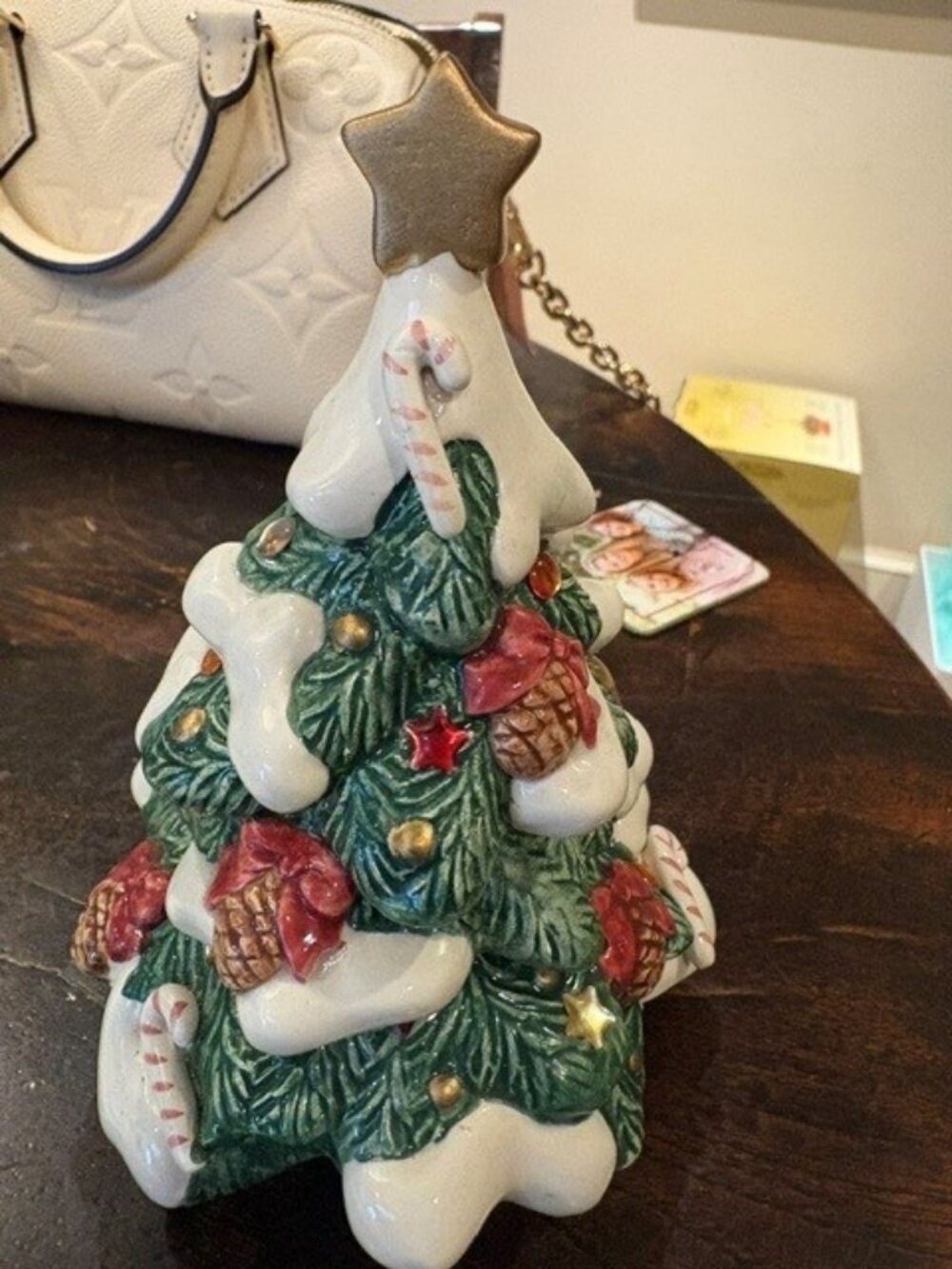 Fritz & Floyd Stacking Christmas Tree salt and Pepper Shaker